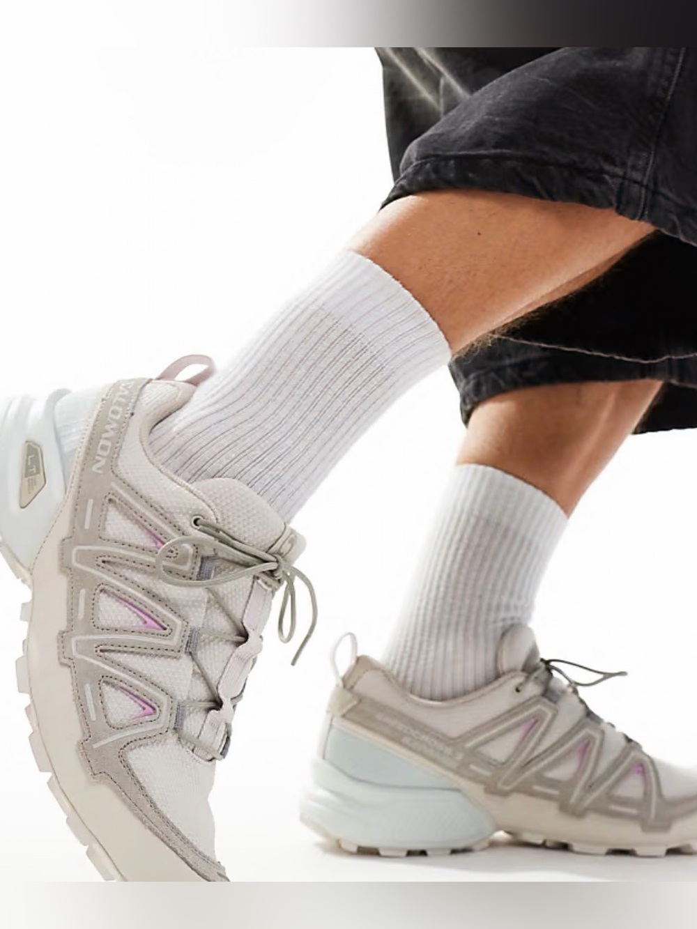 New! Salomon Speedcross 3 Expanse sneakers Wind Chime, Flint Gray, & Ice Flow